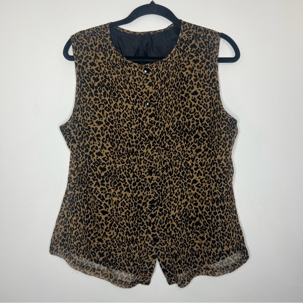 Market by Chico’s Leopard Silk Blouse